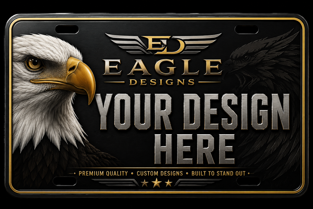 Custom Sublimation Automobile Vanity Plates